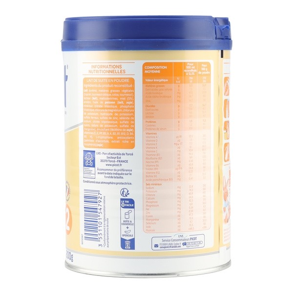 Picot Expert lait 2ème âge Bébé gourmand