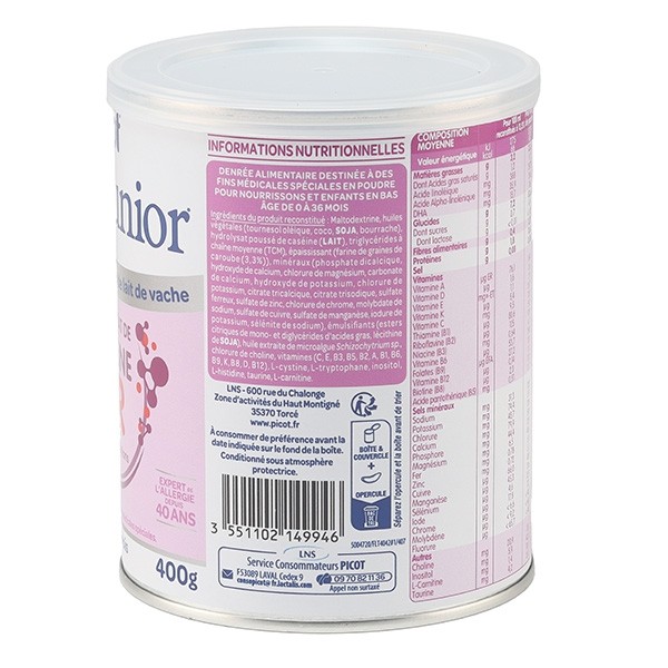 Picot Pepti Junior AR hydrolysat de caséine 0-36 mois