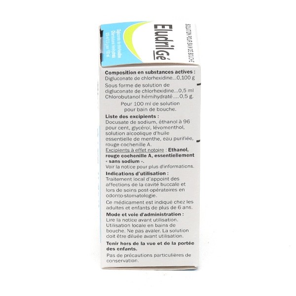 Eludril Gé bain de bouche antiseptique