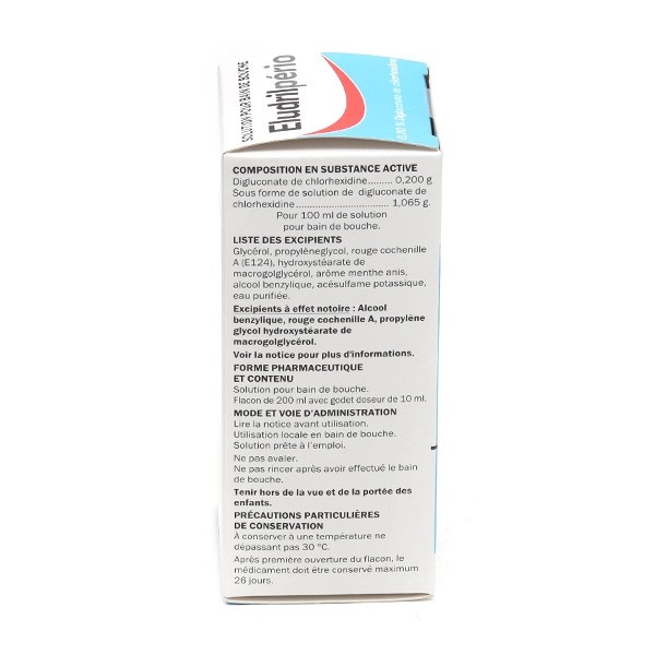 Eludrilperio 0,2 % bain de bouche