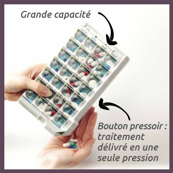 Pilbox Classic pilulier hebdomadaire