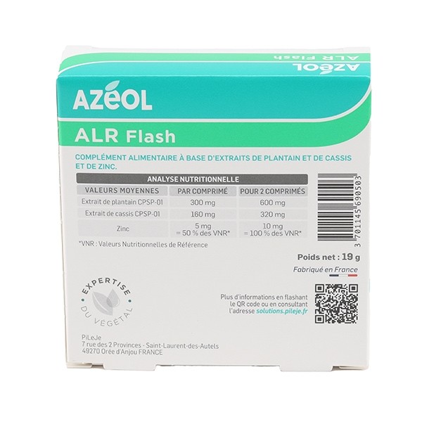 Pileje Azéol ALR Flash comprimés
