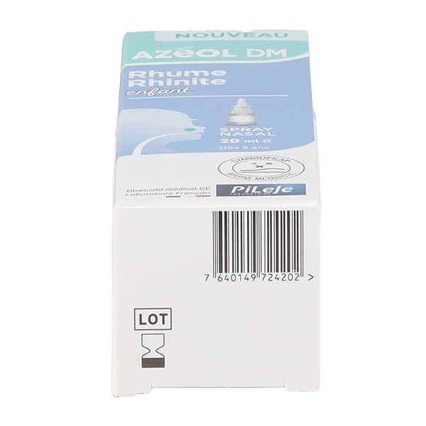 Pileje Azéol spray nasal enfant