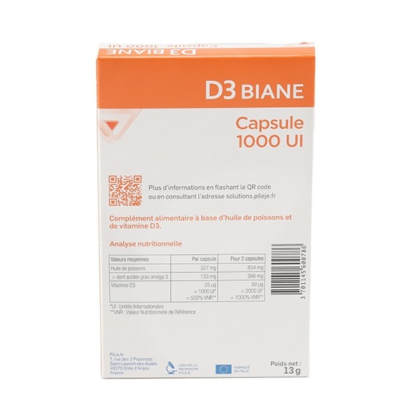 PileJe D3 Biane capsules
