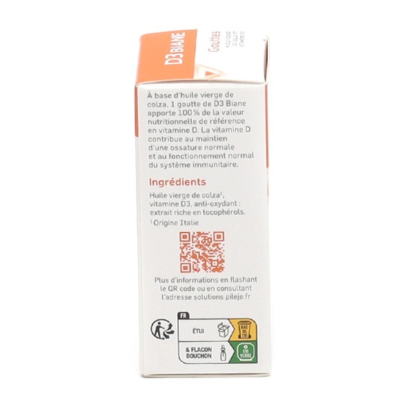 Pileje D3 Biane gouttes buvables
