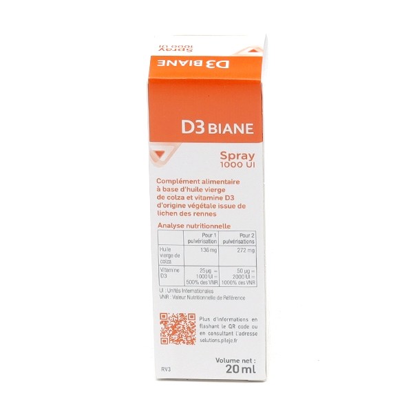 Pileje D3 Biane spray