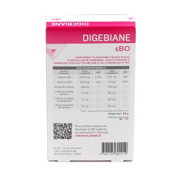 Pileje Digebiane sBO comprimés