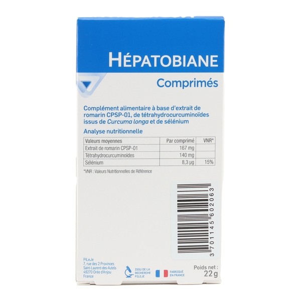 Pileje Hépatobiane comprimés