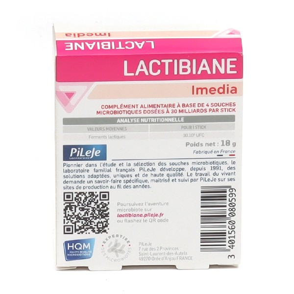 Pileje Lactibiane Imedia sticks