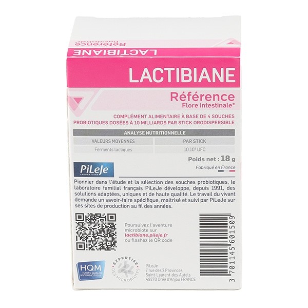 PileJe Lactibiane Référence sticks orodispersibles