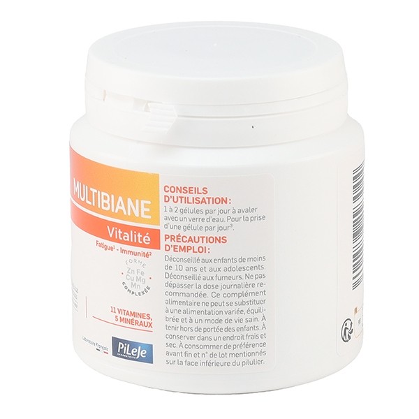 Pileje Multibiane Vitalité gélules