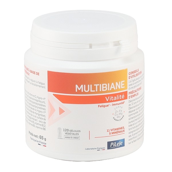 Pileje Multibiane Vitalité gélules