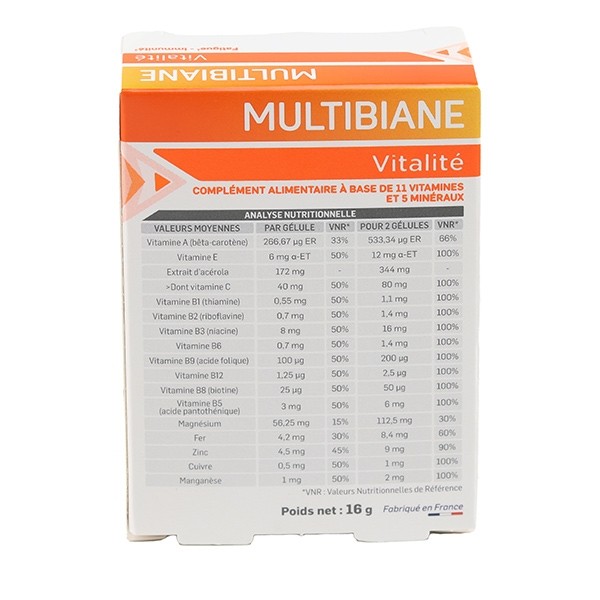 Pileje Multibiane Vitalité gélules