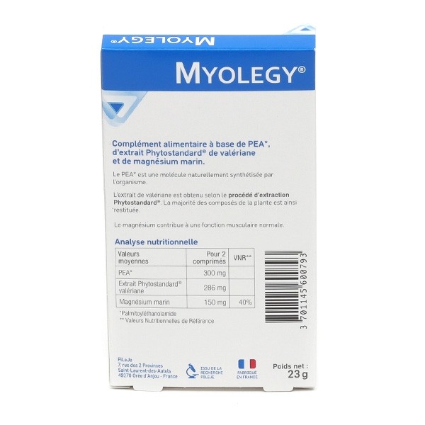 Pileje Myolegy comprimés