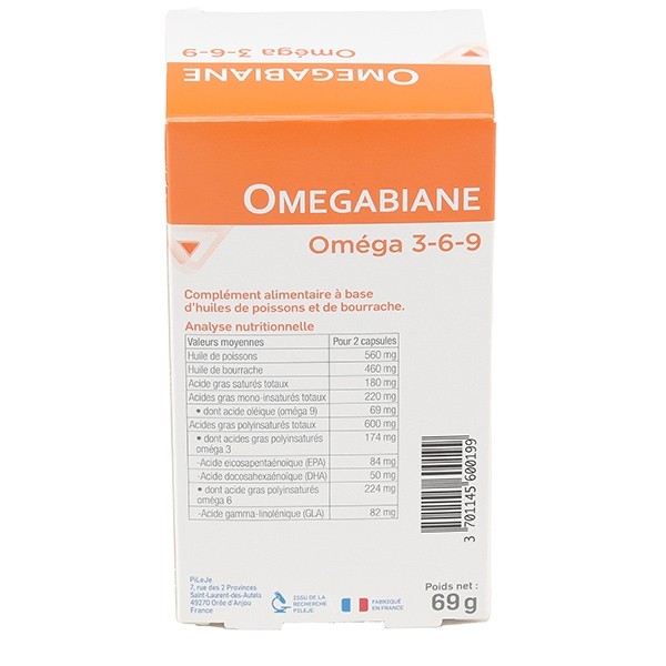 Pileje Omegabiane Omega 3-6-9