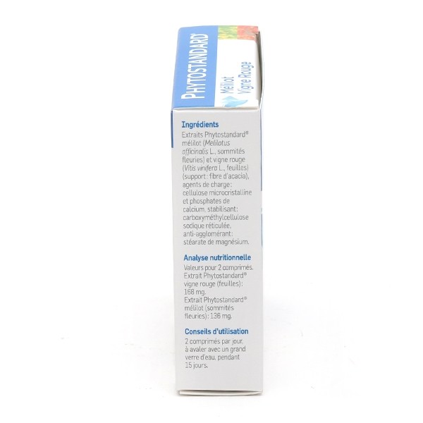 Pileje Phytostandard mélilot vigne rouge comprimés