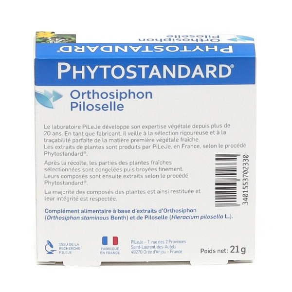 Pileje Phytostandard Orthosiphon Piloselle comprimés