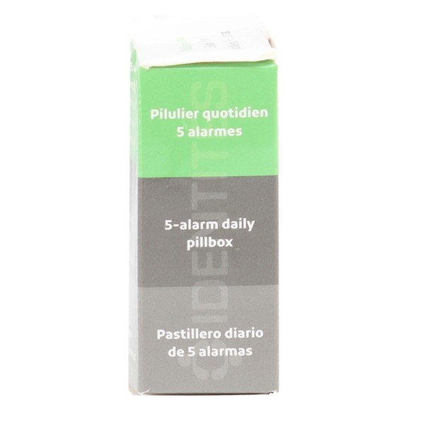 Pilulier journalier électronique 5 alarmes Identités