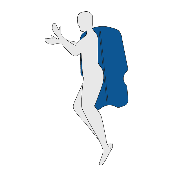 Asklé Cale de positionnement décubitus 30° avec housse