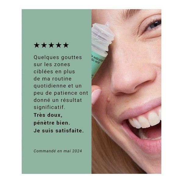 Etat pur Acide salicylique BHA 2%