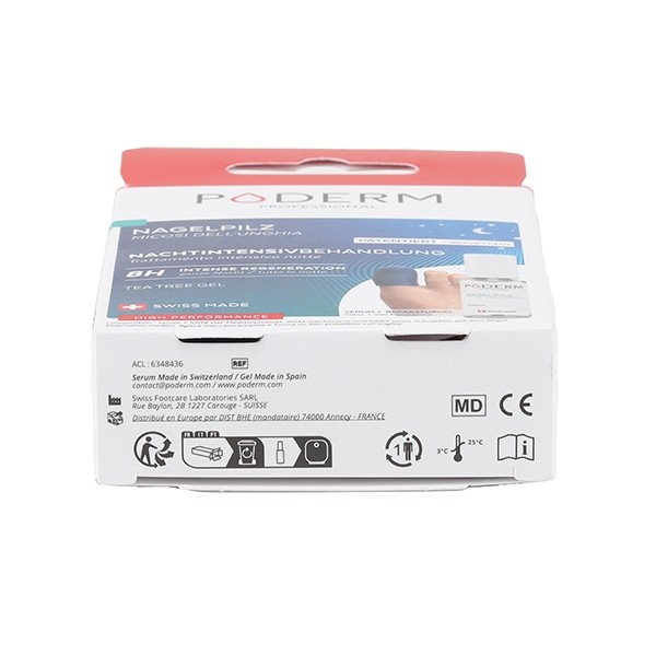 Poderm traitement intensif nuit mycose des ongles