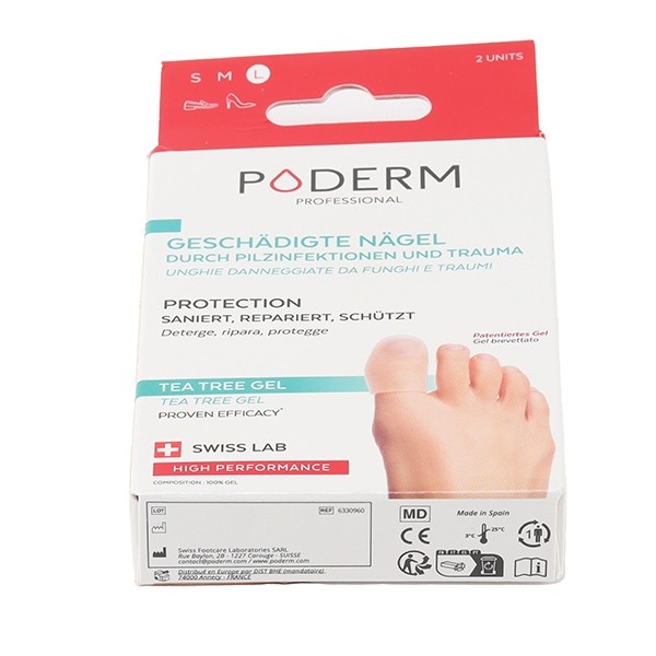 Poderm Ongles abîmés Capuchon d'orteil