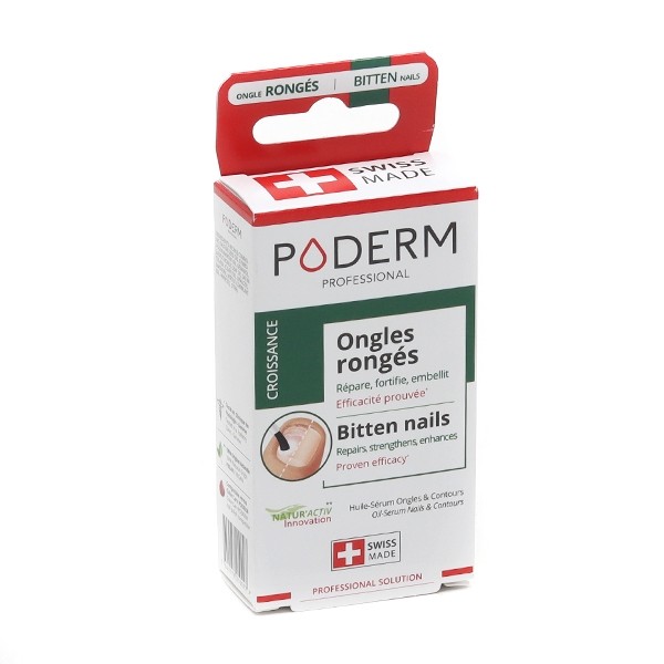 Poderm huile-sérum croissance ongles rongés