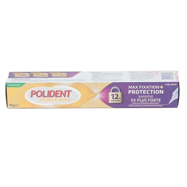 Polident Power Max crème fixation + protection