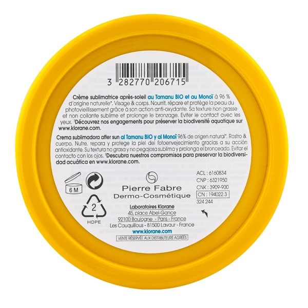 Polysianes crème sublimatrice après-soleil