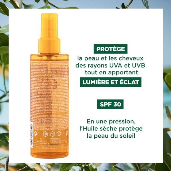 Polysianes Huile sèche solaire SPF 30