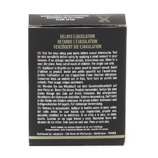 Delay Wipes lingettes