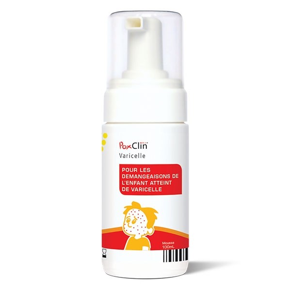 PoxClin varicelle mousse rafraîchissante
