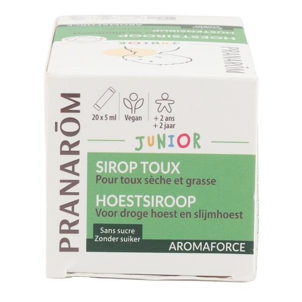 Pranarom Aromaforce Sirop pour la toux Junior Bio sticks