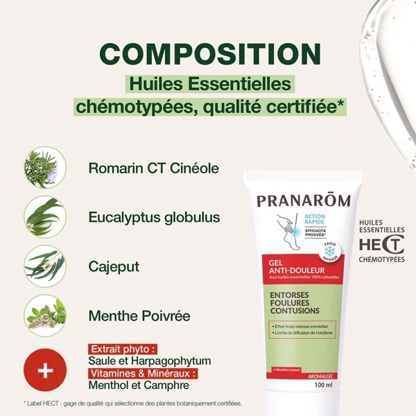 Pranarom Aromalgic Gel anti douleur