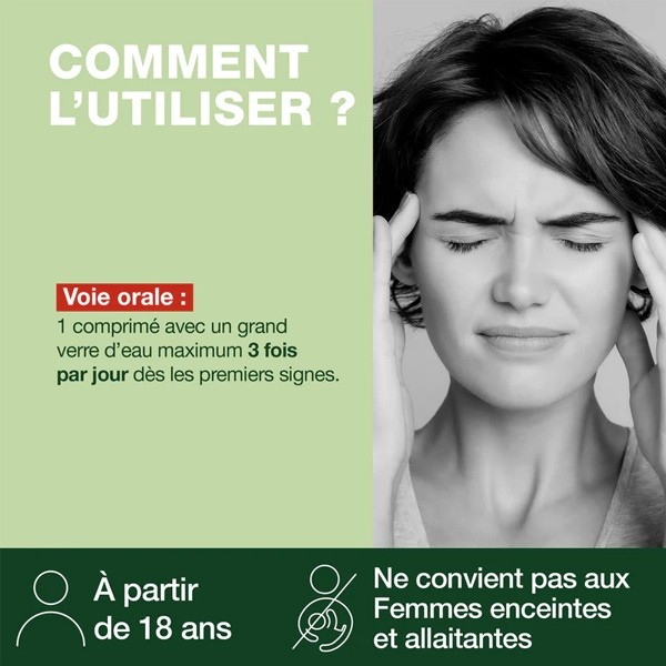 Pranarom Aromalgic Maux de tête comprimés