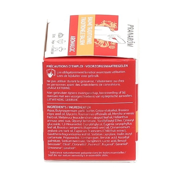 Pranarom Aromalgic Baume traditionnel