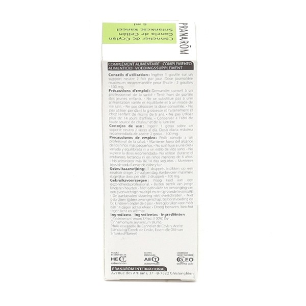 Pranarom huile essentielle Cannelier de Ceylan