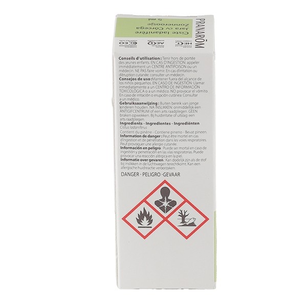 Pranarom huile essentielle Ciste ladanifère