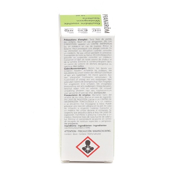 Pranarom huile essentielle Gaulthérie