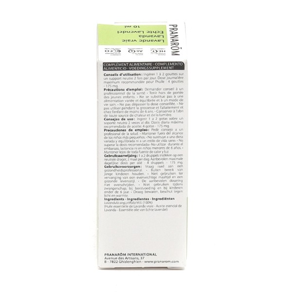 Pranarom huile essentielle Lavande vraie