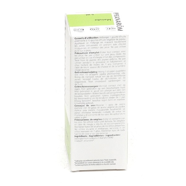 Pranarom Huile essentielle de Manuka