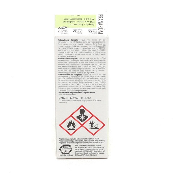 Pranarom Huile essentielle Sapin baumier bio