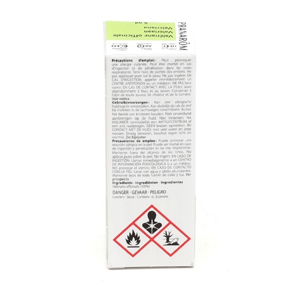Pranarom huile essentielle Valériane officinale