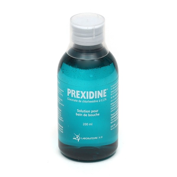 Prexidine 0,12 % bain de bouche