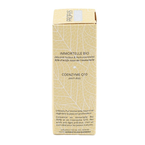 Propos nature Absolu Pur immortelle sérum Bio