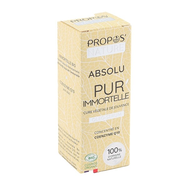 Propos nature Absolu Pur immortelle sérum Bio