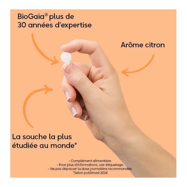 Biogaia comprimés probiotiques à croquer