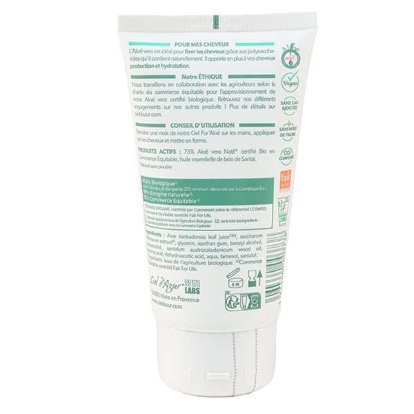 Pur Aloé Gel coiffant Bio