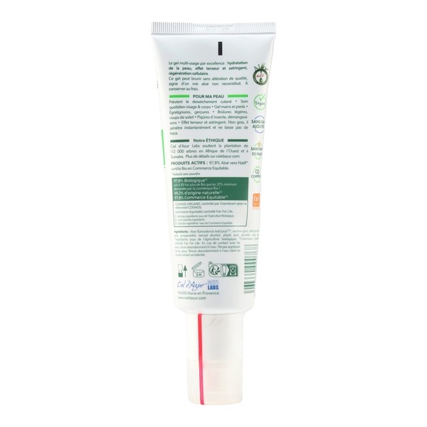 Pur Aloé gel hydratant aloe vera Bio