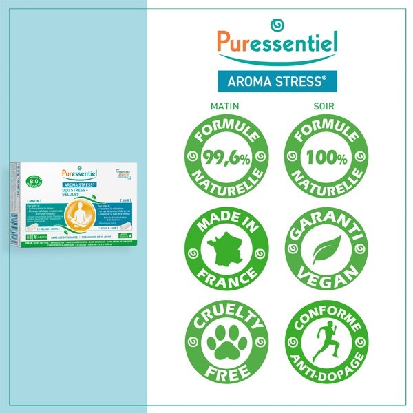 Puressentiel Aroma Stress Duo Stress+ gélules